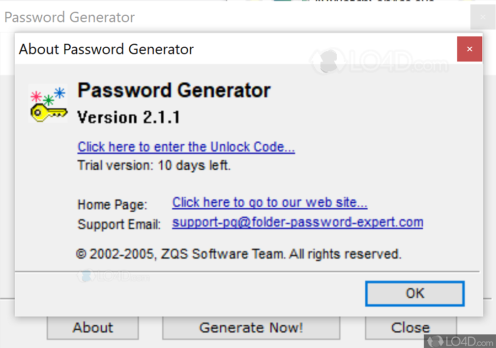 instaling PasswordGenerator 23.6.13
