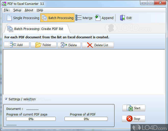 PDF to Excel Converter - Download