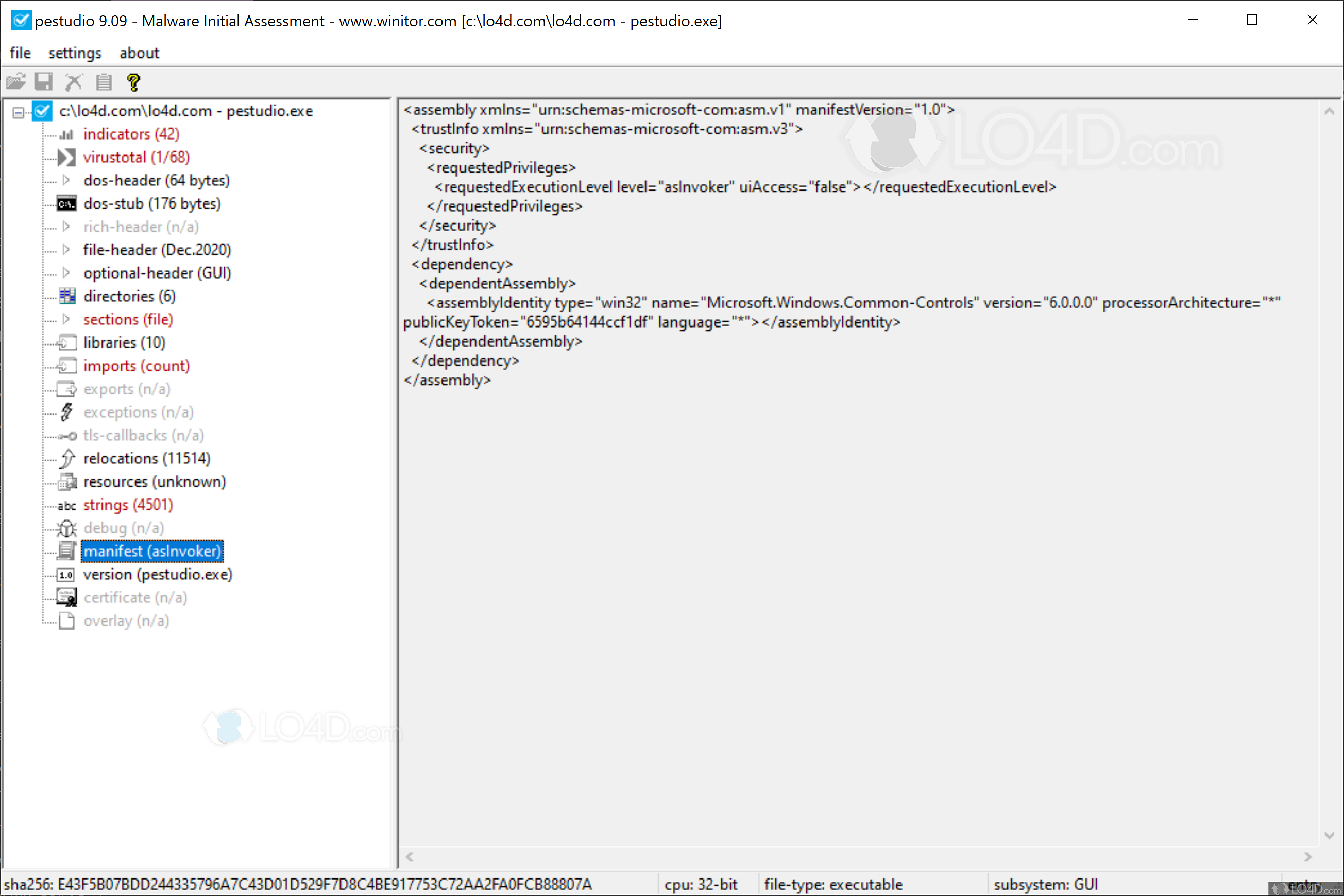 PeStudio 9.55 instal the last version for android