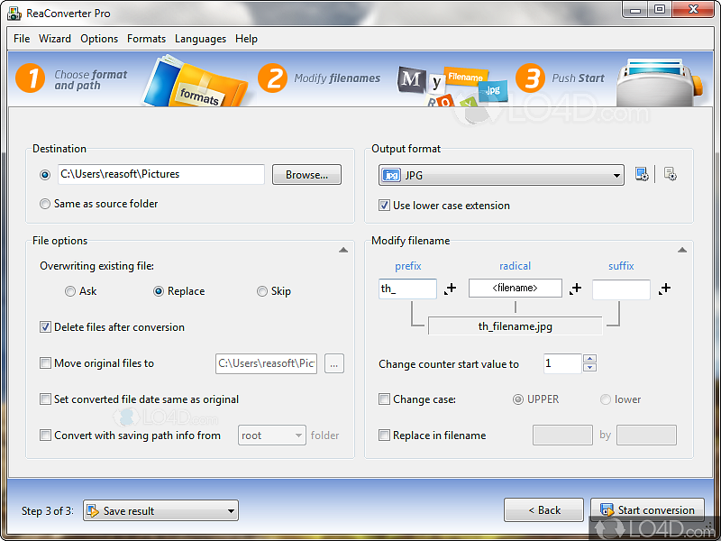 reaConverter Pro 7.793 instal the new version for windows