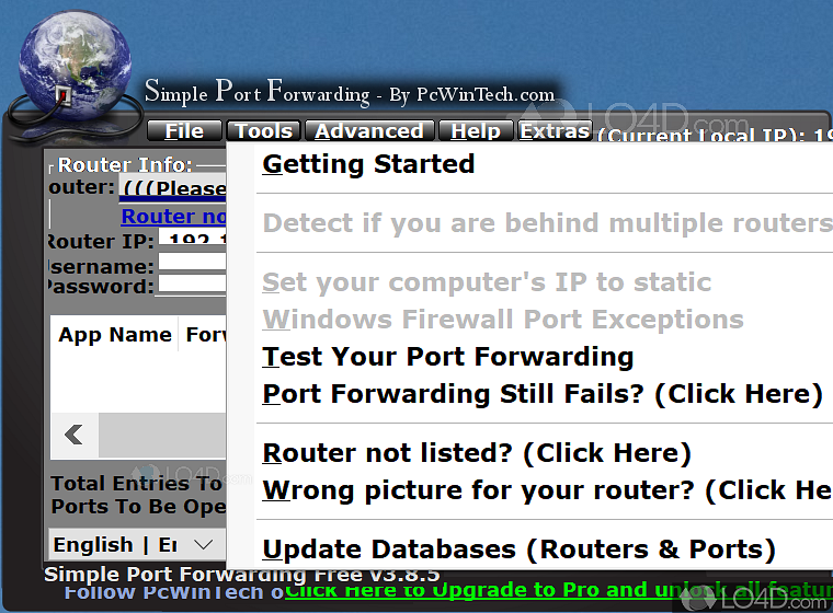 port forward free download manager