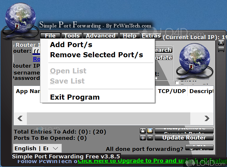 Simple port forwarding pro 3.8.5 serial number