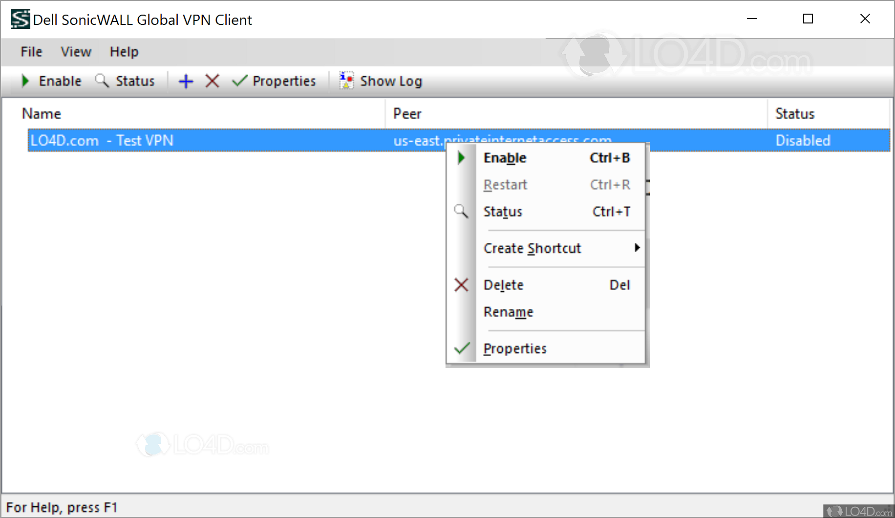 dell sonicwall mac address