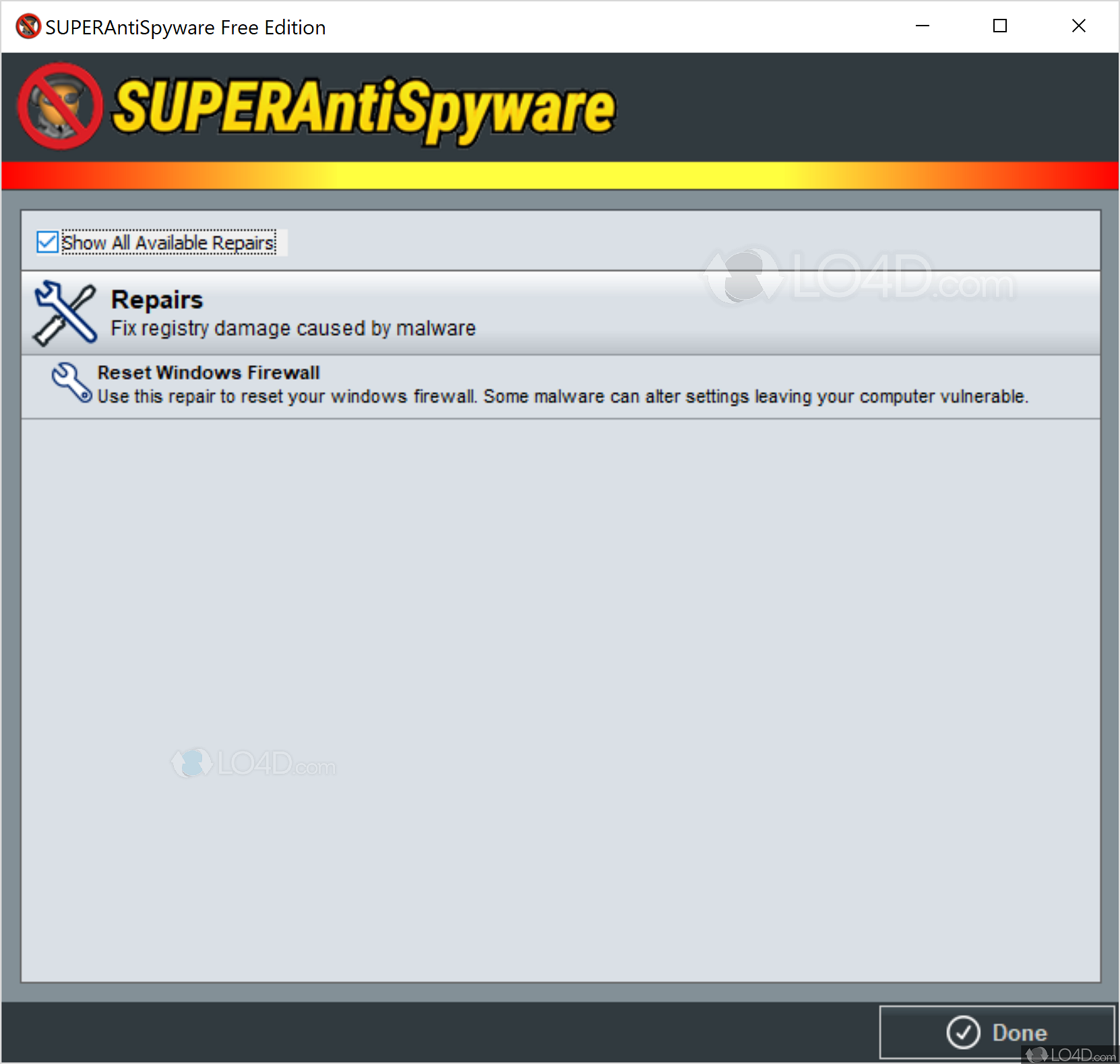 SuperAntiSpyware Professional X 10.0.1254 free downloads