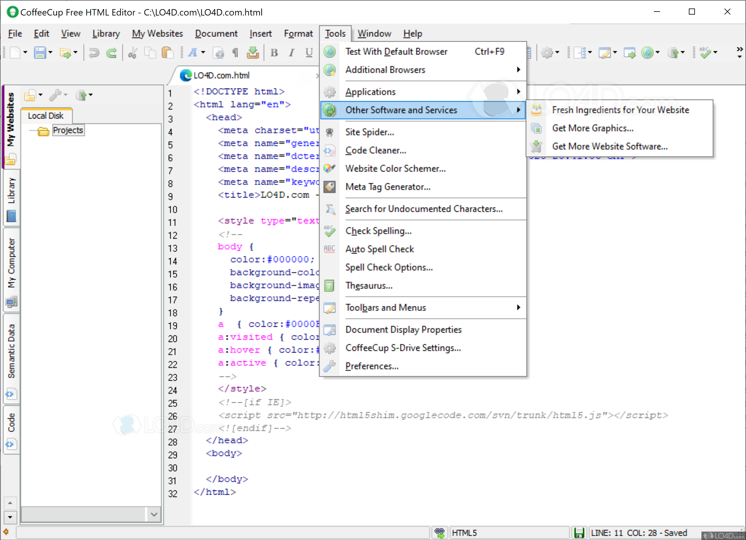 html editor free download windows 7