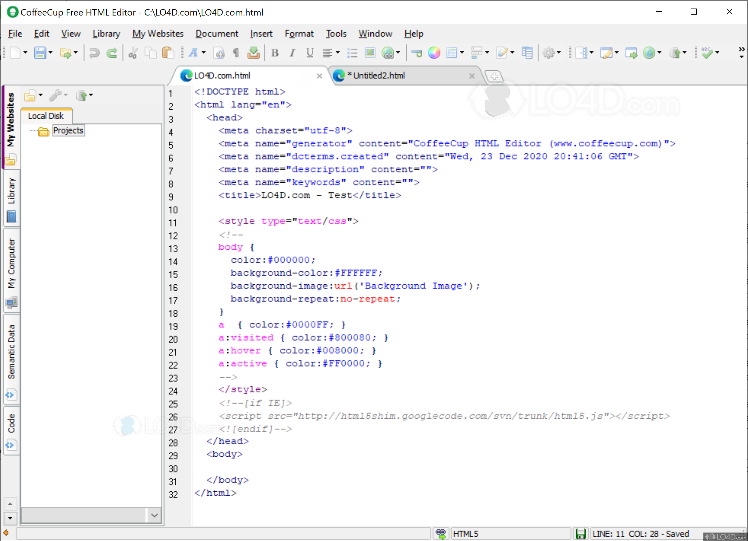 software html