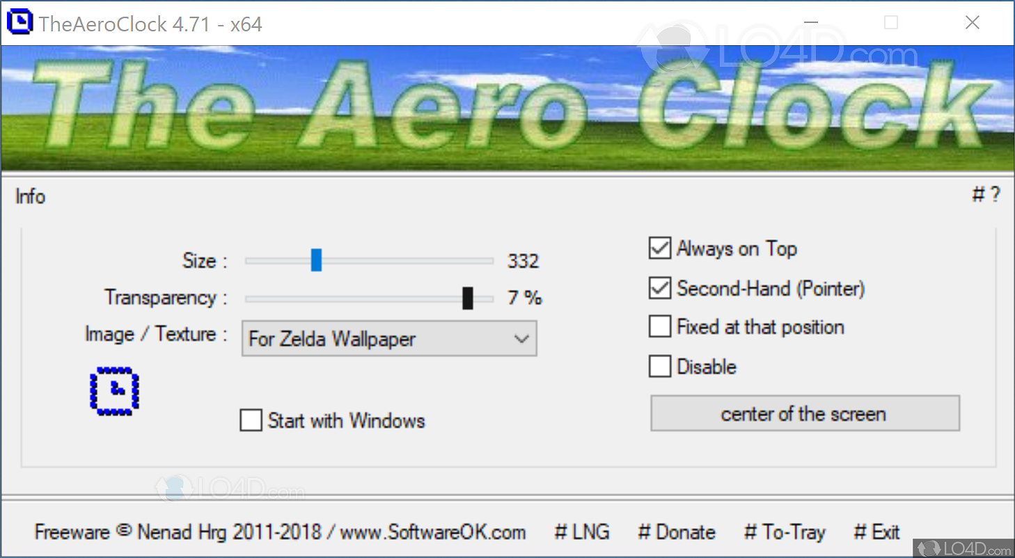 TheAeroClock 8.44 for windows instal free