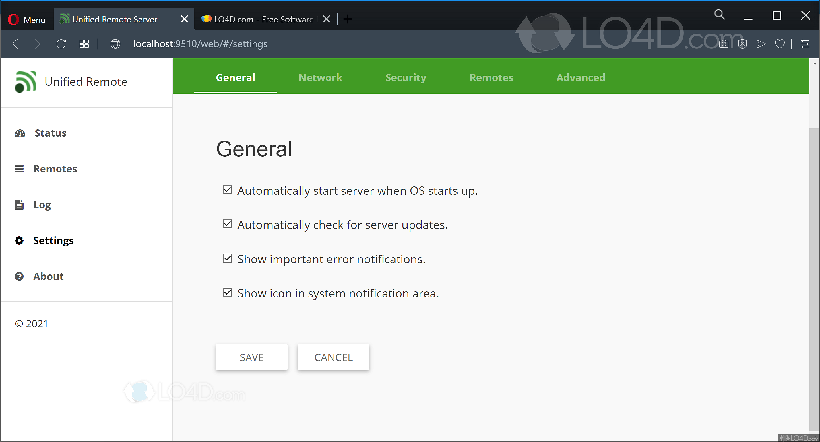 Unified remote download