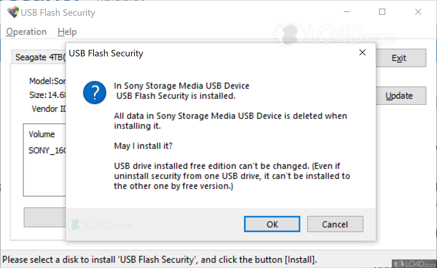 Usb flash security удалил данные как восстановить