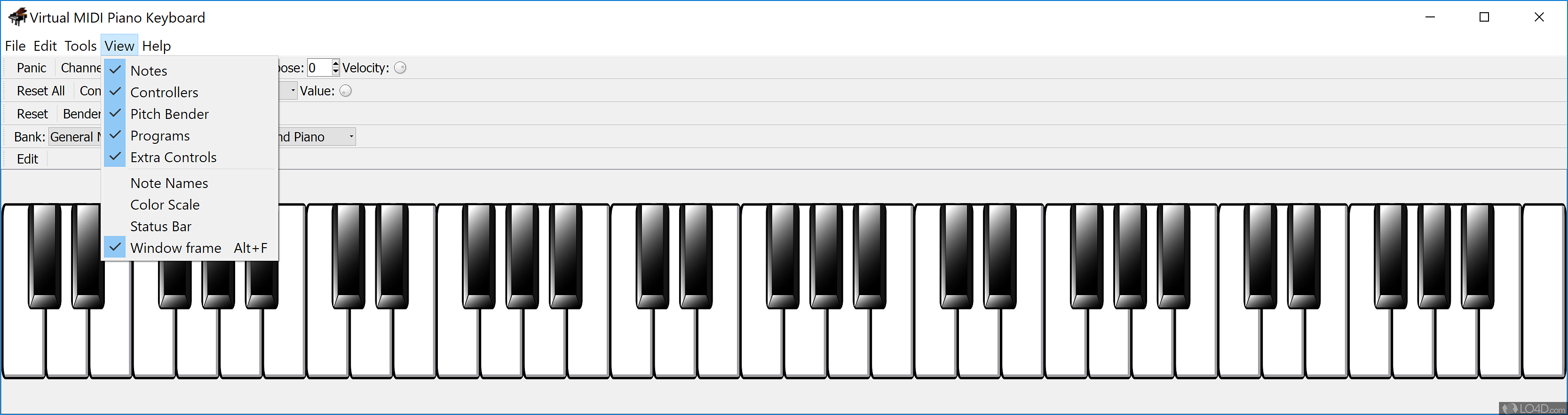 virtual midi piano keyboard plugin