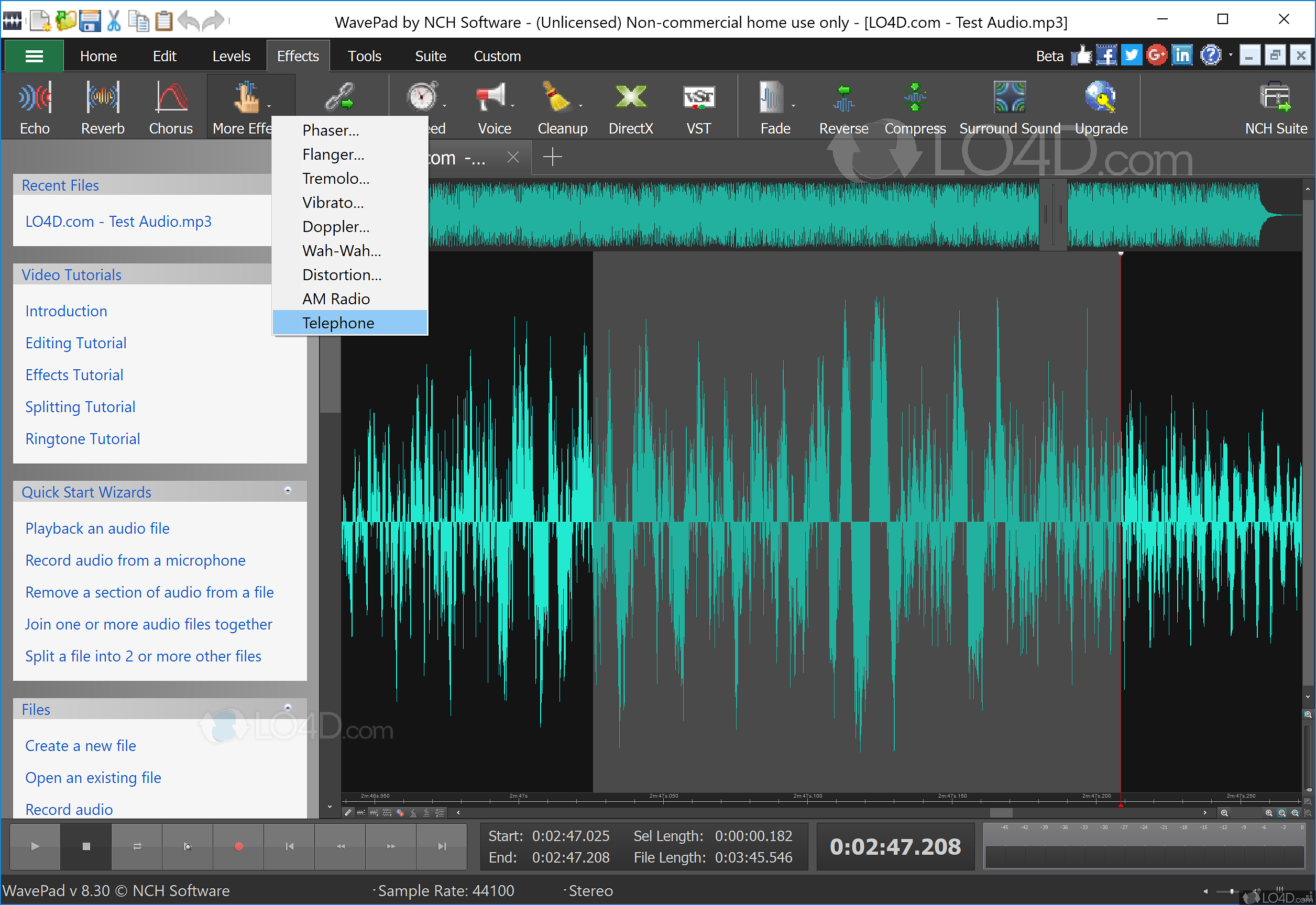 wavepad audio editor editors
