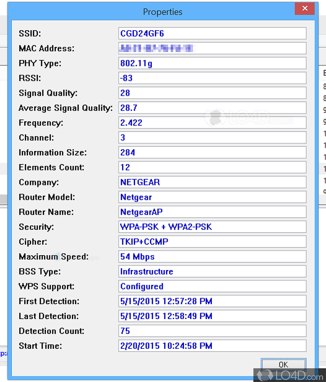 WifiInfoView 2.91 instal the new version for iphone