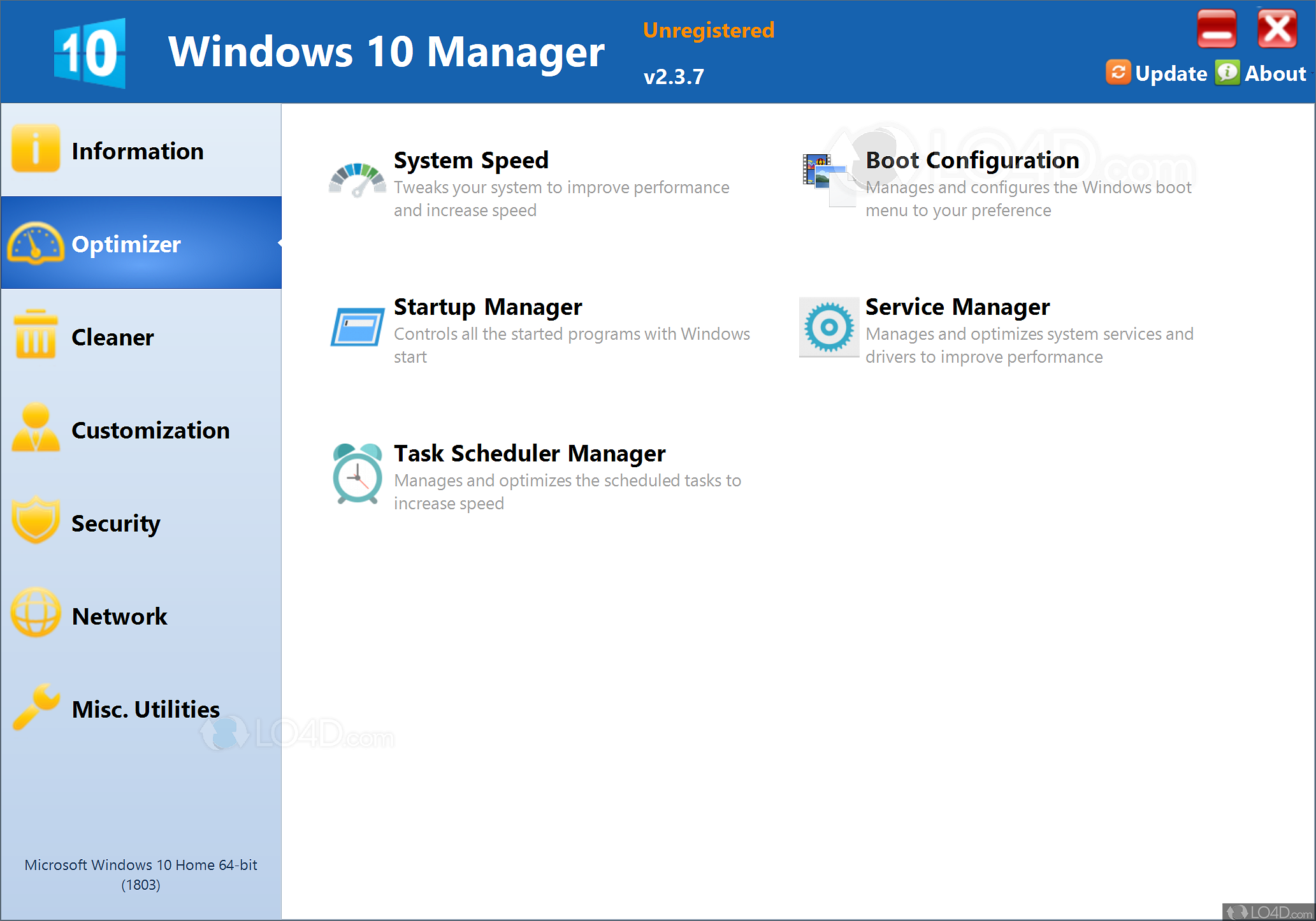 free download Windows 10 Manager 3.8.6