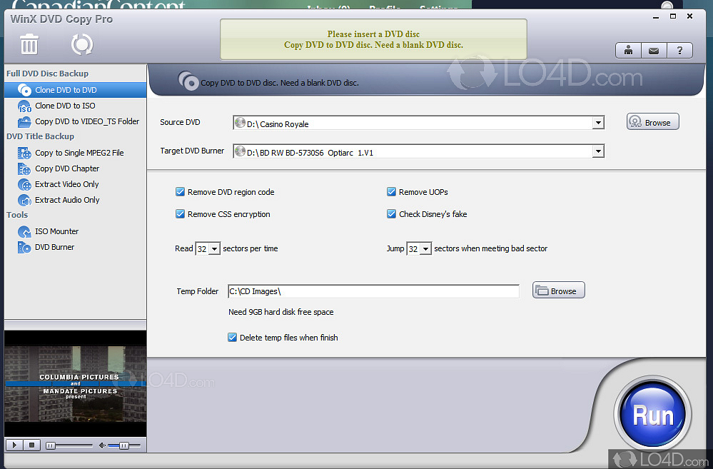 free WinX DVD Copy Pro 3.9.8 for iphone download