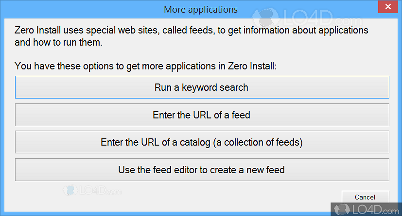 Zero Install 2.25.1 for mac instal free